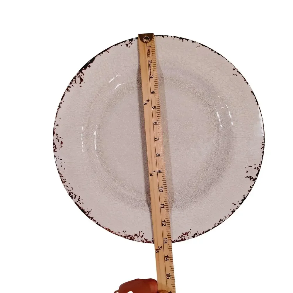 Williams Sonoma Rustic Farmhouse Melamine Serving Platters Set